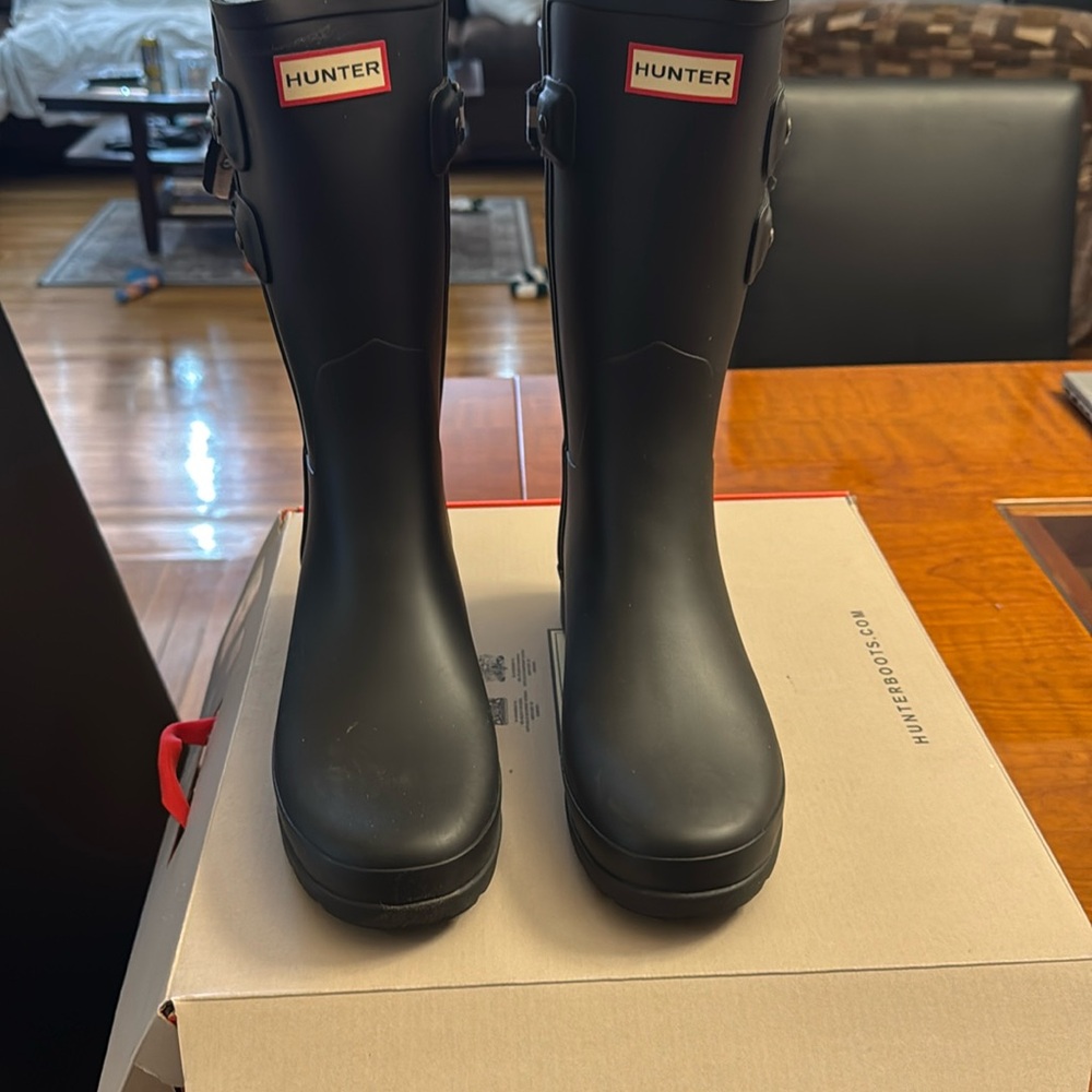 Hunter boots selling with wooly socks
